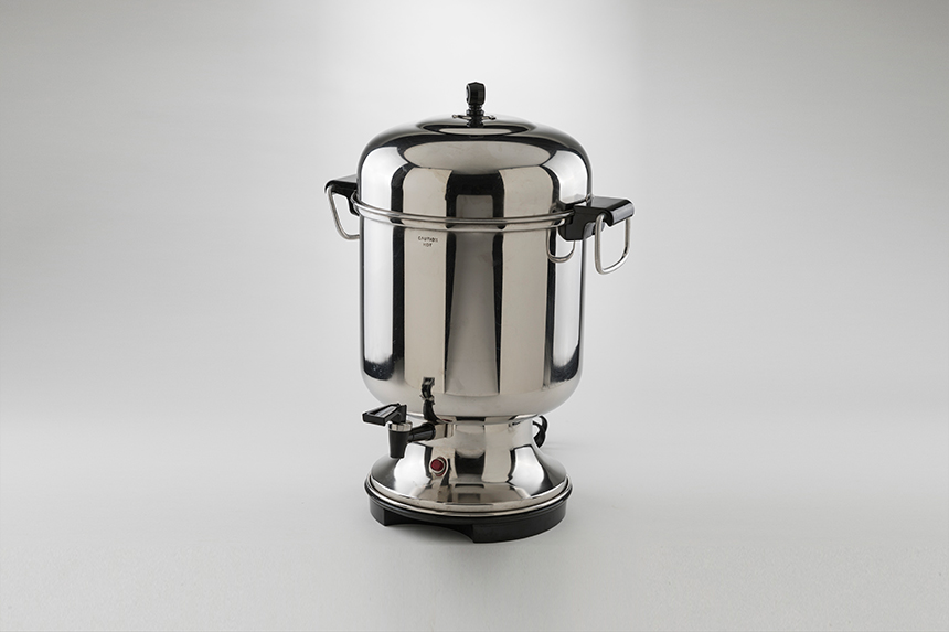 Polished Stainless Coffee Pot Rentals Well Dressed Tables